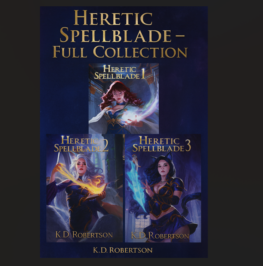 Heretic Spellblade by K.D. Robertson -Full Collection